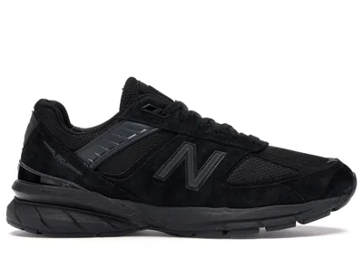 Pre-owned New Balance Men's  990v5 Miusa Triple Sneakers In Black