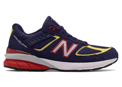 Pre-owned New Balance Men's  990v5 Sneakers In Virtual Violet/first Light In Purple