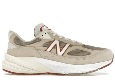 Pre-owned New Balance Men's  990v6 Miusa Loro Piana Sneakers In Raw Cashew In Brown