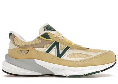 Pre-owned New Balance Men's  990v6 Miusa Sneakers In Sulphur/green