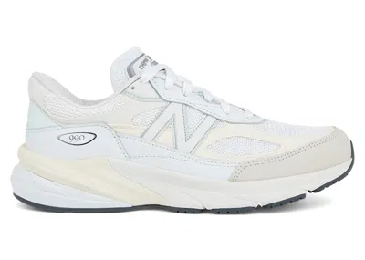 Pre-owned New Balance Men's  990v6 Miusa Sneakers In White/sea Salt