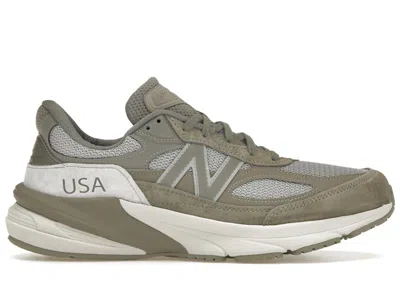 Pre-owned New Balance Men's  990v6 Miusa Wtaps Sneakers In Moon Mist/mirage Gray