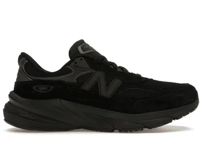 Pre-owned New Balance Men's  990v6 Triple Sneakers In Black