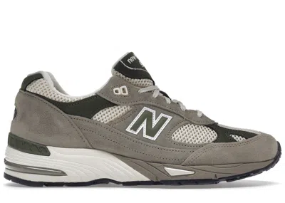 Pre-owned New Balance Men's  991 Aime Leon Dore Miuk Sneakers In Grey/green/cream In Multi