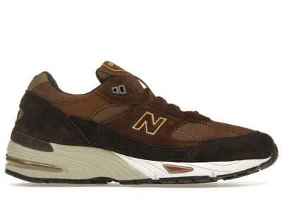 Pre-owned New Balance Men's  991 Miuk Cny Year Of The Ox Sneakers In Black Coffee/brown