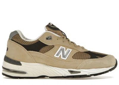 Pre-owned New Balance Men's  991 Miuk Finale Pack Sneakers In Pale Khaki/silver Mink/delicioso In Multi