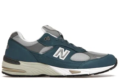 Pre-owned New Balance Men's  991 Miuk Sneakers In Gray/blue In Multi