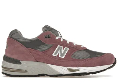 Pre-owned New Balance Men's  991 Miuk Sneakers In Rose Pink/white/grey