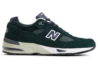 Pre-owned New Balance Men's  991v1 Miuk Sneakers In Ponderosa Pine/coconut Milk/outerspace