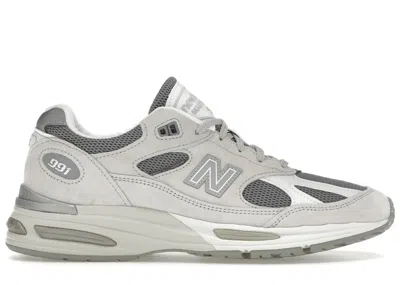 Pre-owned New Balance Men's  991v2 Miuk Sneakers In Nimbus Cloud/cool Grey/silver In Multi