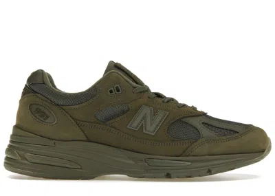Pre-owned New Balance Men's  991v2 Miuk Stone Island Ghost Pack Sneakers In Green
