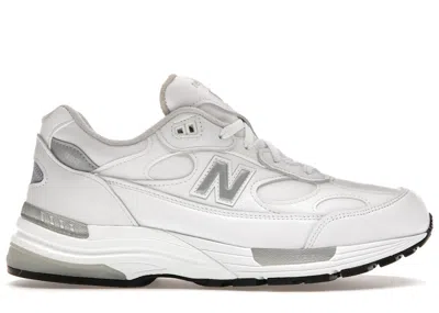 Pre-owned New Balance Men's  992 Miusa Sneakers In White/silver In Multi