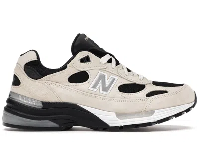 Pre-owned New Balance Men's  992 Studio Fy7 Sneakers In Cream/black In Multi