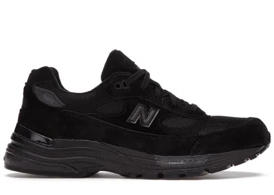 Pre-owned New Balance Men's  992 Triple Sneakers In Black