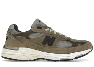 Pre-owned New Balance Men's  993 Miusa Jjjjound Sneakers In Military Urban Grey/angora In Gray