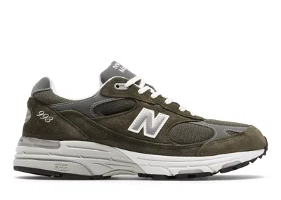 Pre-owned New Balance Men's  993 Miusa Sneakers In Military Green