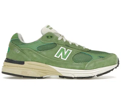 Pre-owned New Balance Men's  993 Miusa Teddy Santis Sneakers In Chive/sea Salt