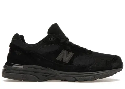 Pre-owned New Balance Men's  993 Triple Black Sneakers In Core Black