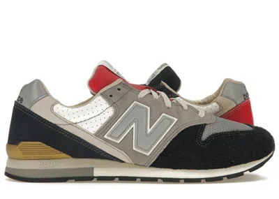 Pre-owned New Balance Men's  996 Grey Navy Sneakers In Black/eclipse