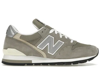 Pre-owned New Balance Men's  996 Miusa Sneakers In Grey/silver