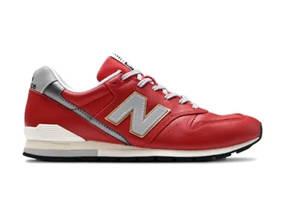 Pre-owned New Balance Men's  996 Sneakers In Red/grey