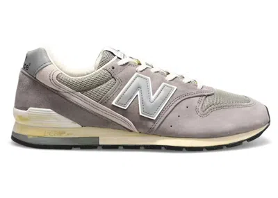 Pre-owned New Balance Men's  996 Sneakers In Vintage Grey/white In Multi