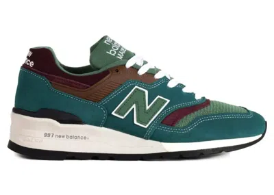 Pre-owned New Balance Men's  997 Miusa Sneakers In Vintage Teal/jade In Green