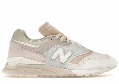 Pre-owned New Balance Men's  997.5 Miusa Kith Easter Sneakers In White/ice Blue/peach In Multi