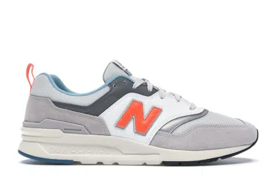 Pre-owned New Balance Men's  997h Rain Cloud Sneakers In White/grey/orange In Multi