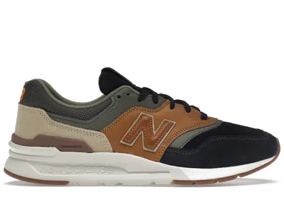 Pre-owned New Balance Men's  997h Workwear Sneakers In Brown/black/olive In Multi