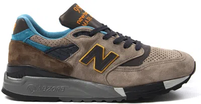 Pre-owned New Balance Men's  998 Concepts Mallard Sneakers In Beige/brown