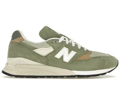 Pre-owned New Balance Men's  998 Miusa Teddy Santis Sneakers In Olive/incense In Green