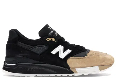 Pre-owned New Balance Men's  998 Premier Prmr Sneakers In Black/sand/white In Multi