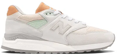 Pre-owned New Balance Men's  998 Sneakers In White/tan In Multi
