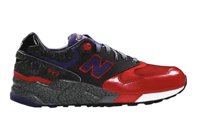Pre-owned New Balance Men's  999 Mita X Leftfoot Lion Head Sneakers In Dark Grey/red In Multi