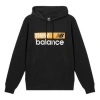 New Balance Men's  Alphabet Colorblock Printing Logo Loose Black