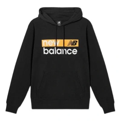 New Balance Men's  Alphabet Colorblock Printing Logo Loose Black