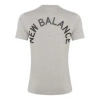 New Balance Men's  Back Alphabet Casual Short Sleeve Gray