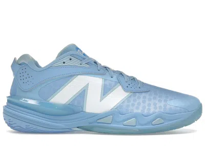 Pre-owned New Balance Men's  Bb Hesi Low V2 Sneakers In Electric Sky/light Chrome Blue/white
