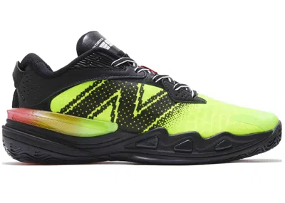 Pre-owned New Balance Men's  Bb Hesi Low V2 Sneakers In Pixel Green/black/neo Flame
