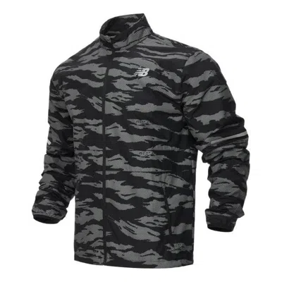 New Balance Men's  Camouflage Sports Woven Jacket Camouflage In Multi