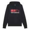 New Balance Men's  Contrasting Colors Logo Printing Black