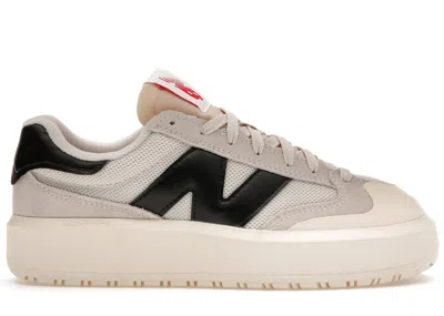 Pre-owned New Balance Men's  Ct302 Red Sneakers In Moonbeam/black/team Red In Multi