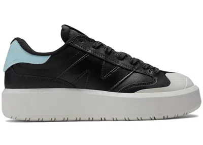 Pre-owned New Balance Men's  Ct302 Sneakers In Black/bleach Blue/stone Pink