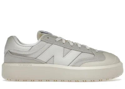 Pre-owned New Balance Men's  Ct302 Sneakers In Sea Salt/cobalt Blue In Multi