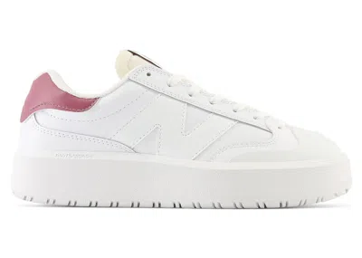 Pre-owned New Balance Men's  Ct302 Sneakers In White/washed Burgundy/interstellar