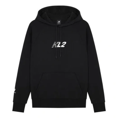 New Balance Men's  Embroidered Logo Sports Pullover Black