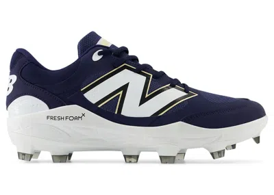 Pre-owned New Balance Men's  Fresh Foam 3000v7 Molded Sneakers In Team Navy Blue/white