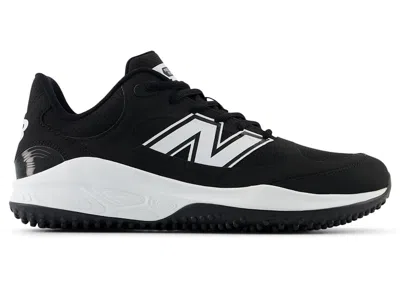 Pre-owned New Balance Men's  Fresh Foam 3000v7 Turf Trainer Sneakers In Black/white In Multi