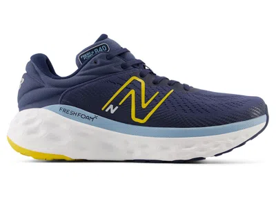 Pre-owned New Balance Men's  Fresh Foam 840v1 Sneakers In Vintage Indigo/ginger Lemon/chrome Blue In Multi